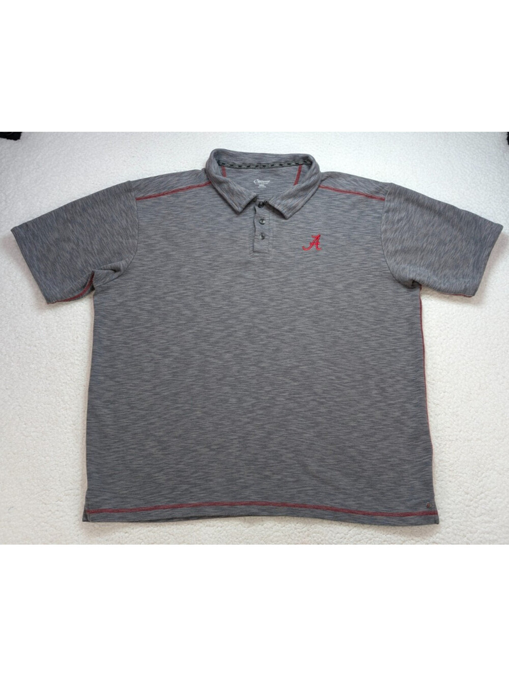 Alabama Crimson Tide Polo 2XL Chiliwear Heavy Knit Embroidered A Vintage